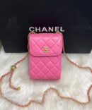 Bolsa Chanel Porta Celular Rosa