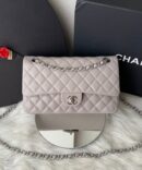 Bolsa Chanel Classic 255 - Cinza/Prata