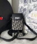 Bolsa Dior Clutch Bag Pochete Preto/Bege