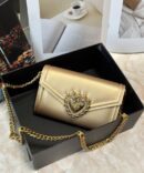 Bolsa Dolce Gabbana Devotion Transversal Pequena - Dourado