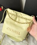 Bolsa Chanel 22 Mini - Amarelo Claro