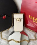 Bolsa Valentino Toile Iconographe Phone Bag - Branco